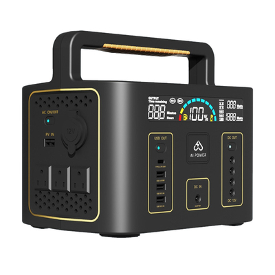 AIO AC DC 110V 220V 500W 1000W Outdoor Portable Power Station