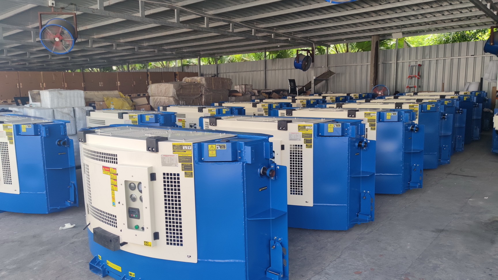 Mitsubishi Kubota Genset 15kw Clip On Type Generator For Reefer Container